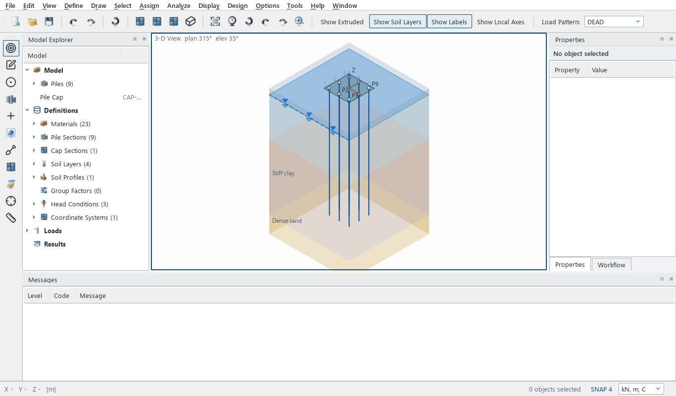 Solgroup analysis interface